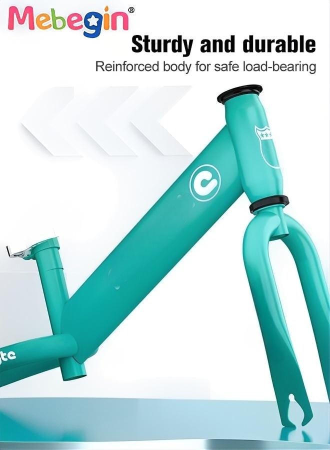 ميبيجين دراجة توازن للأطفال مقاس 10 بوصات، دراجة دفع خفيفة الوزن بمقود قابل للتعديل ومقعد ناعم، دراجة متينة بدون دواسة، دراجة دفع تفاعلية للتعليم المبكر، دراجة تدريب للأطفال الصغار، دراجة أولى مثالية للراكبين الصغار - Image 4